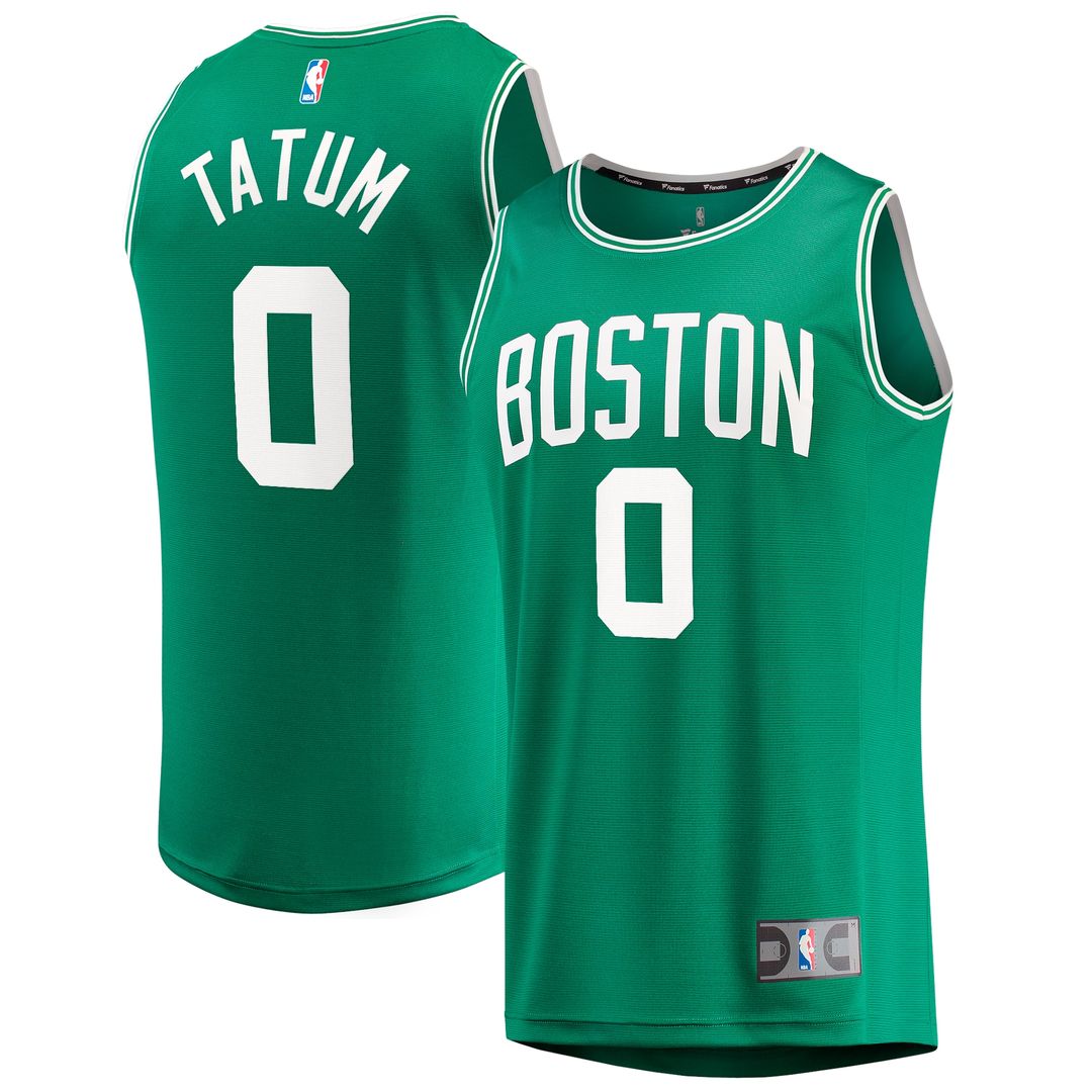 Jayson Tatum Boston Celtics Fanatics Fast Break Replica Jersey - Icon Edition - Kelly Green Official NBA Team Apparel Basketball Fan Gear
