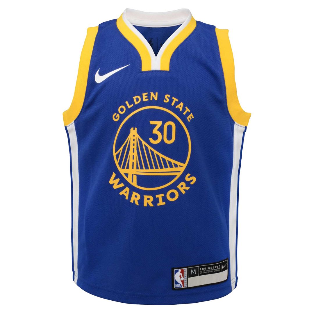 Stephen Curry Golden State Warriors Nike Preschool Dri-FIT Swingman Player Jersey - Icon Edition - Royal Official NBA Team Apparel Basketball Fan Gear