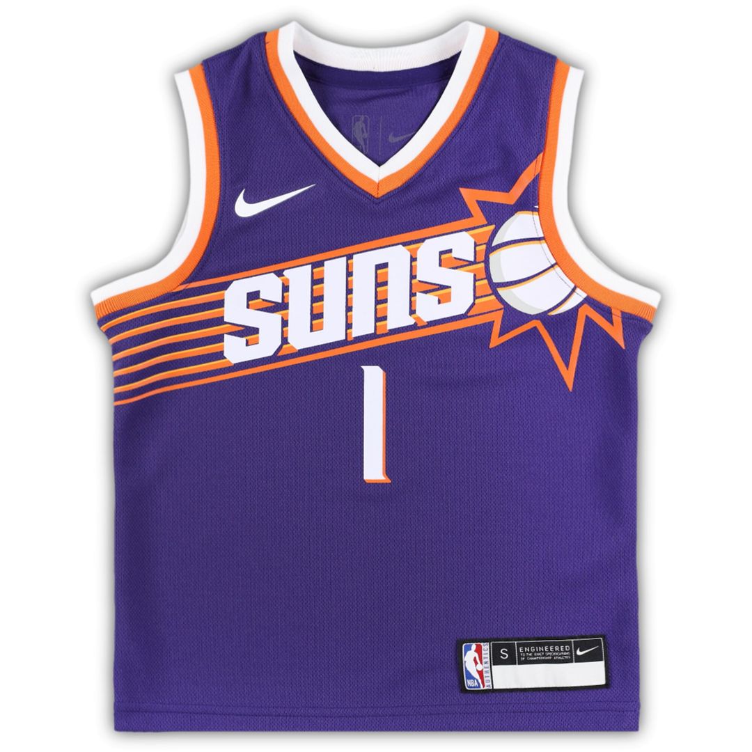 Devin Booker Phoenix Suns Nike Preschool Swingman Player Jersey - Icon Edition - Purple Official NBA Team Apparel Basketball Fan Gear