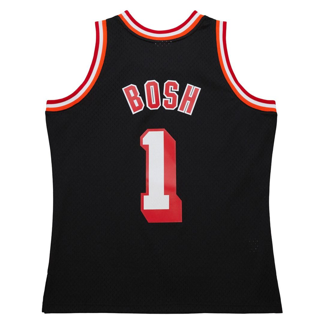 Chris Bosh Miami Heat Mitchell & Ness 2013/14 Hardwood Classics Swingman Jersey - Black Official NBA Team Apparel Basketball Fan Gear