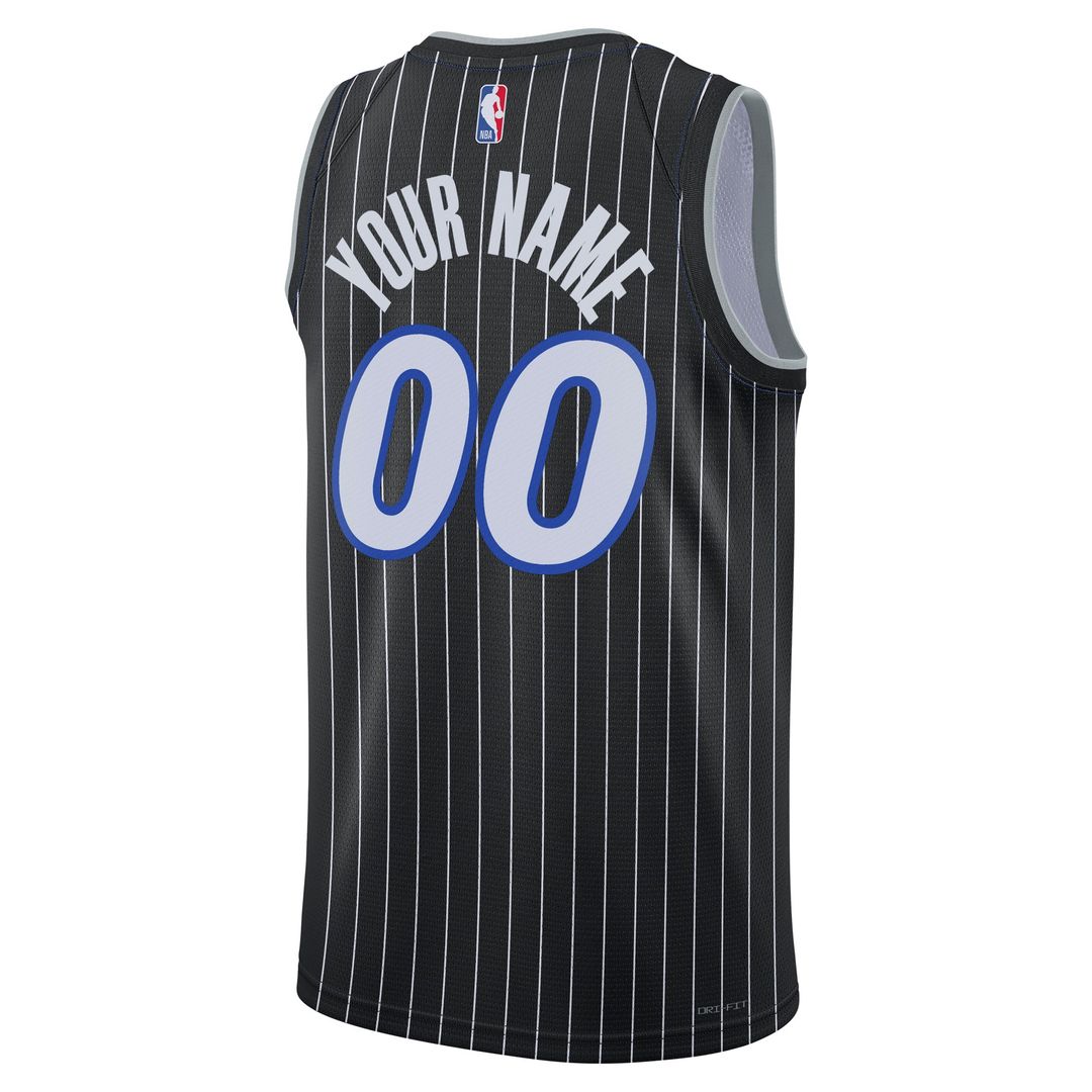 Orlando Magic Jordan Brand Unisex Swingman Custom Jersey - Statement Edition - Black Official NBA Team Apparel Basketball Fan Gear