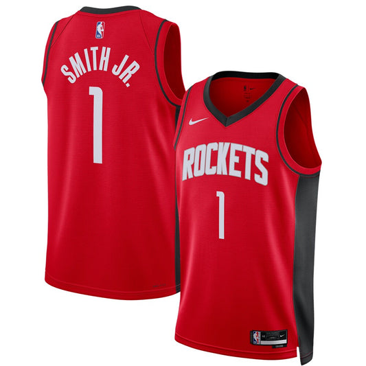 Jabari Smith Jr. Houston Rockets Nike Unisex 2022 NBA Draft First Round Pick Swingman Jersey - Icon Edition - Red Official NBA Team Apparel Basketball