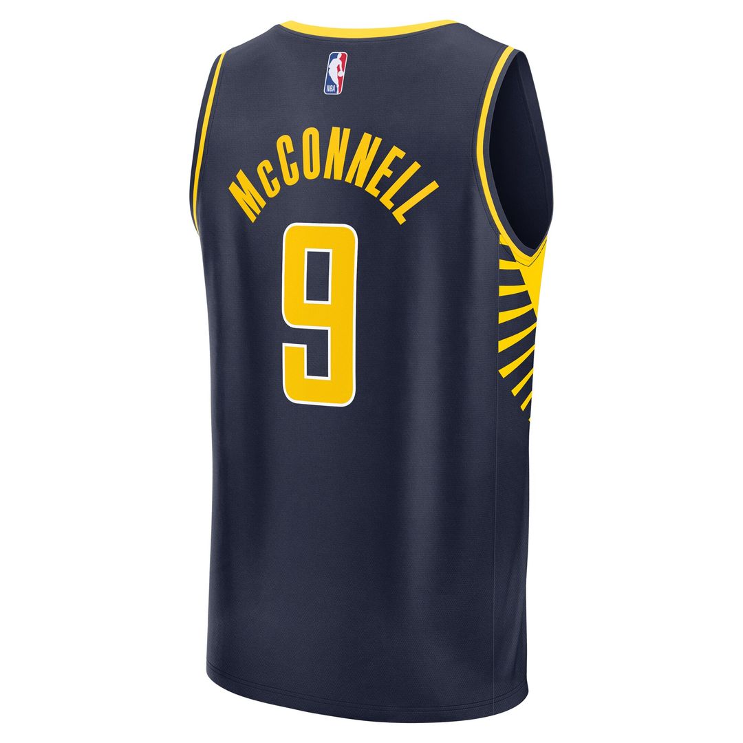 T.J. McConnell Indiana Pacers Fanatics Youth Fast Break Replica Player Jersey - Icon Edition - Navy Official NBA Team Apparel Basketball Fan Gear