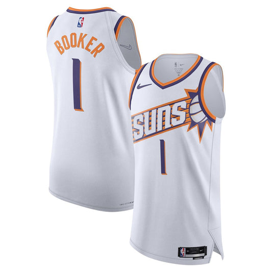 Devin Booker Phoenix Suns Nike Authentic Jersey - Association Edition - White Official NBA Team Apparel Basketball Fan Gear