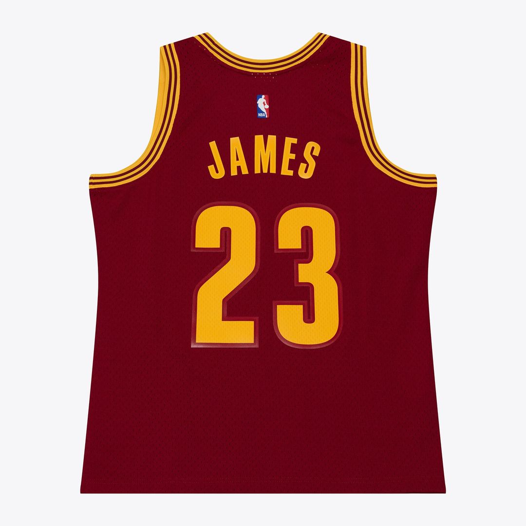 LeBron James Cleveland Cavaliers Mitchell & Ness 2015-16 Swingman Jersey - Wine Official NBA Team Apparel Basketball Fan Gear