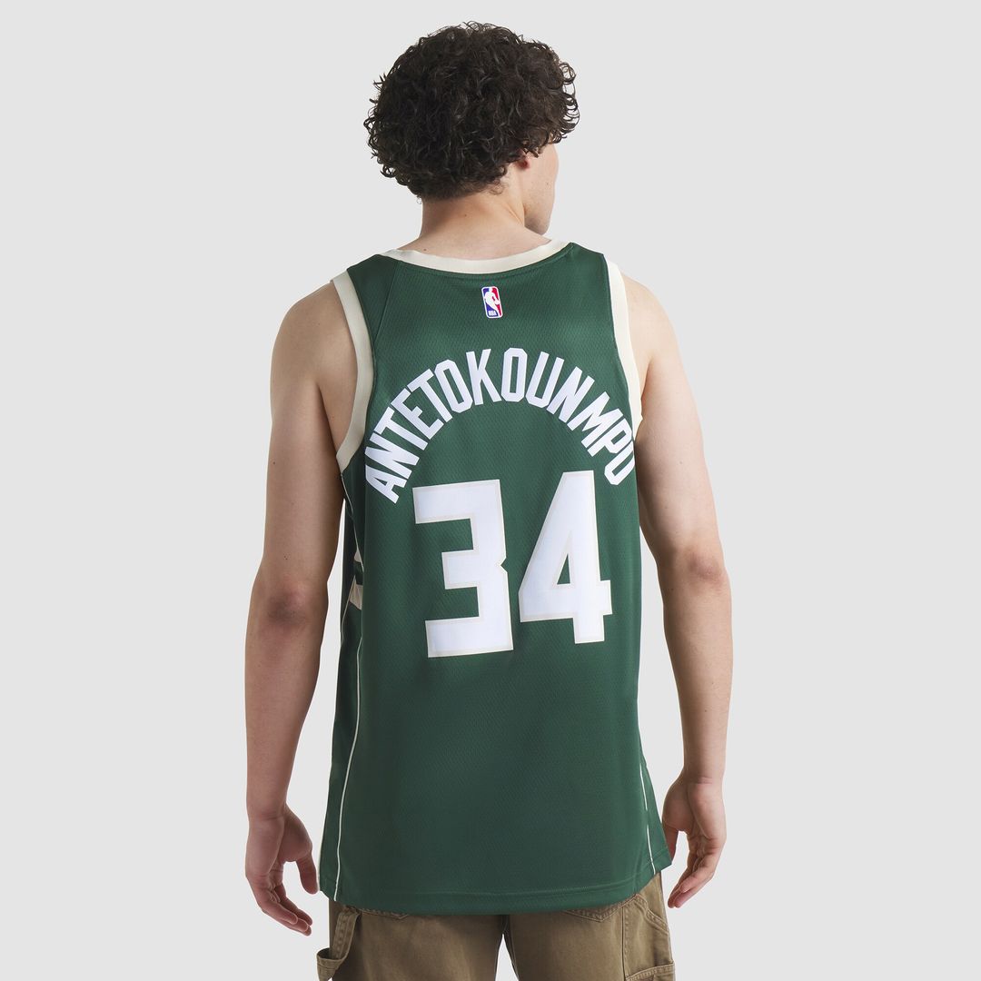Giannis Antetokounmpo Milwaukee Bucks Nike Unisex Swingman Jersey - Association Edition - White Official NBA Team Apparel Basketball Fan Gear