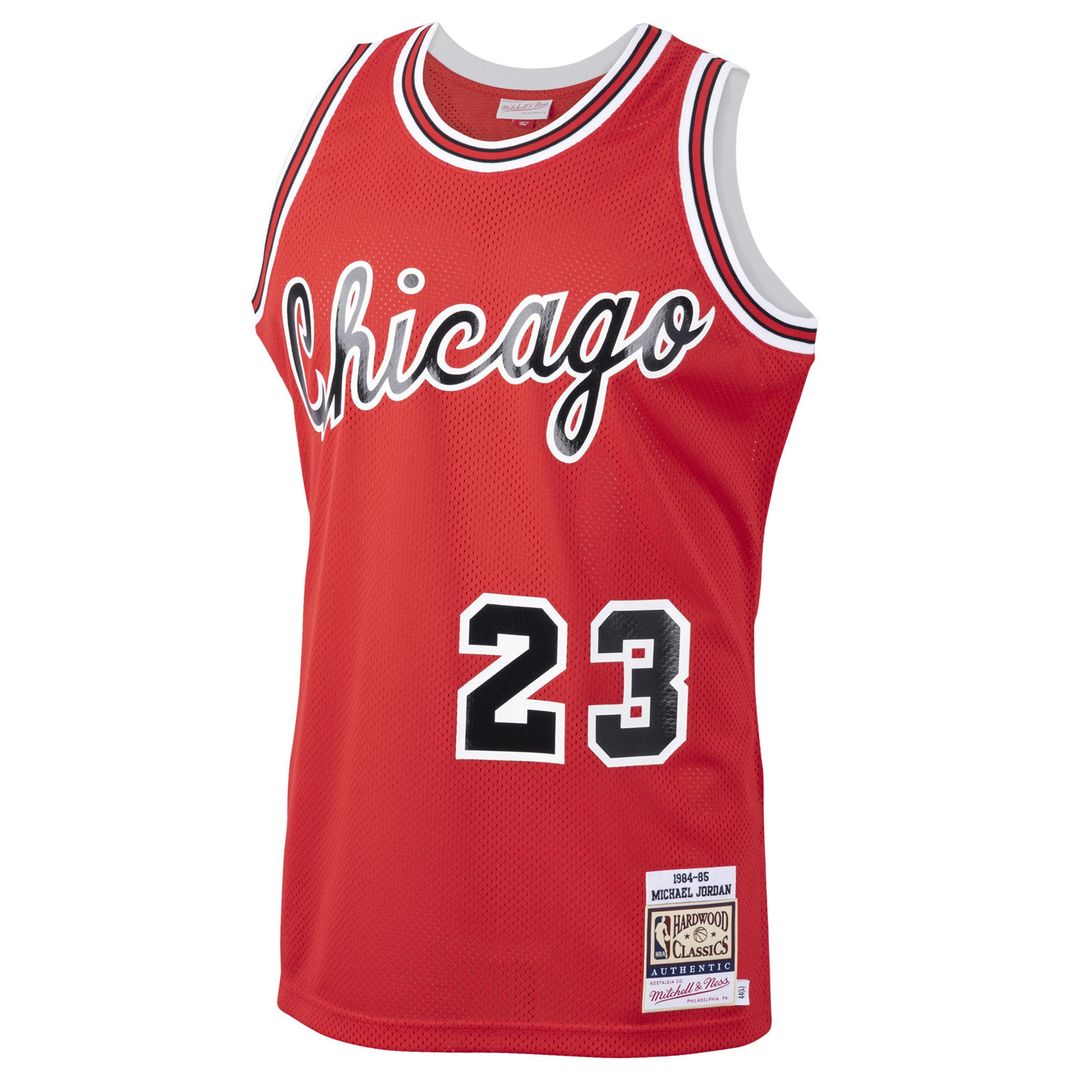 Michael Jordan Chicago Bulls Mitchell & Ness 1984/85 Hardwood Classics Rookie Authentic Jersey - Red Official NBA Team Apparel Basketball Fan Gear