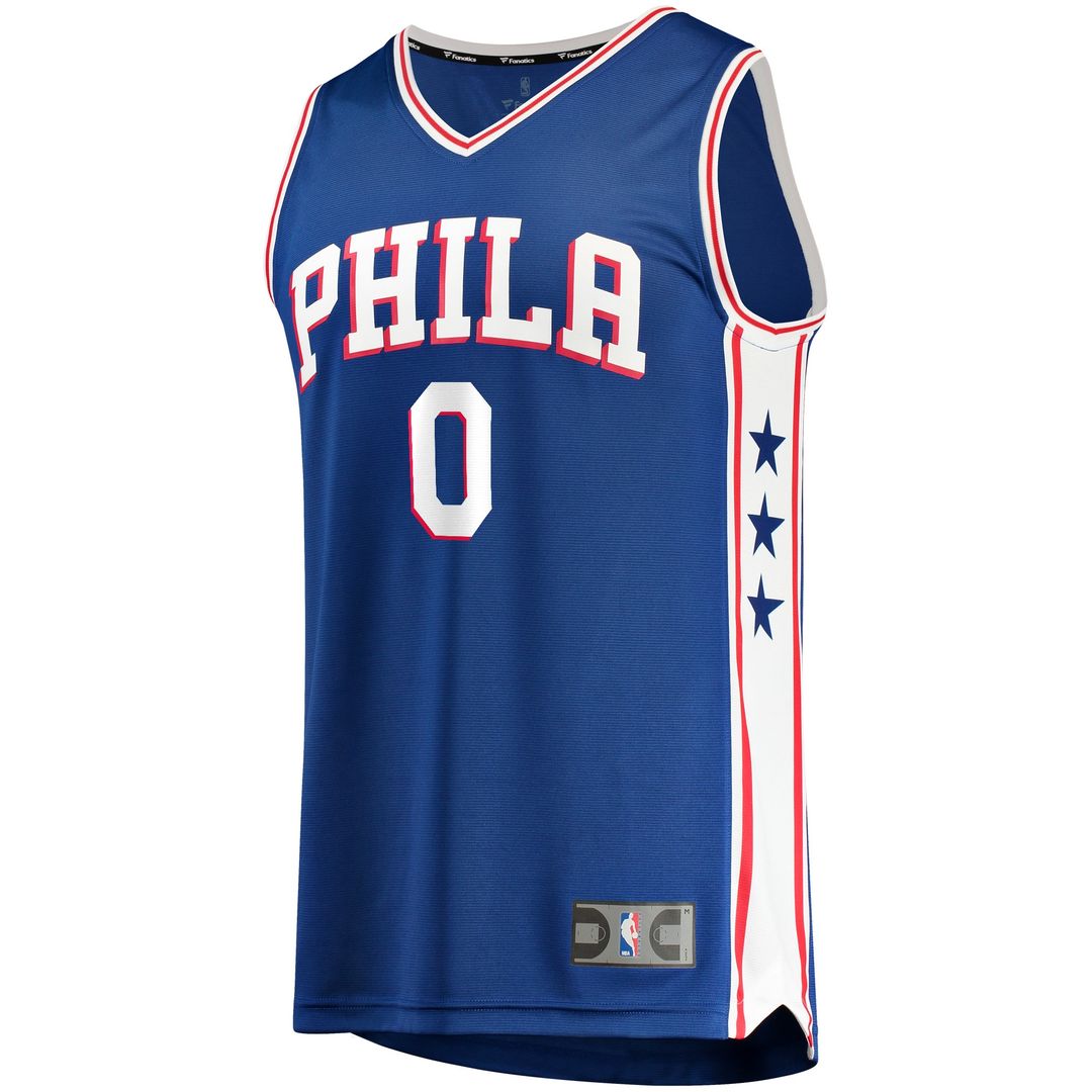 Tyrese Maxey Philadelphia 76ers Fanatics Fast Replica Jersey Royal - Icon Edition Official NBA Team Apparel Basketball Fan Gear