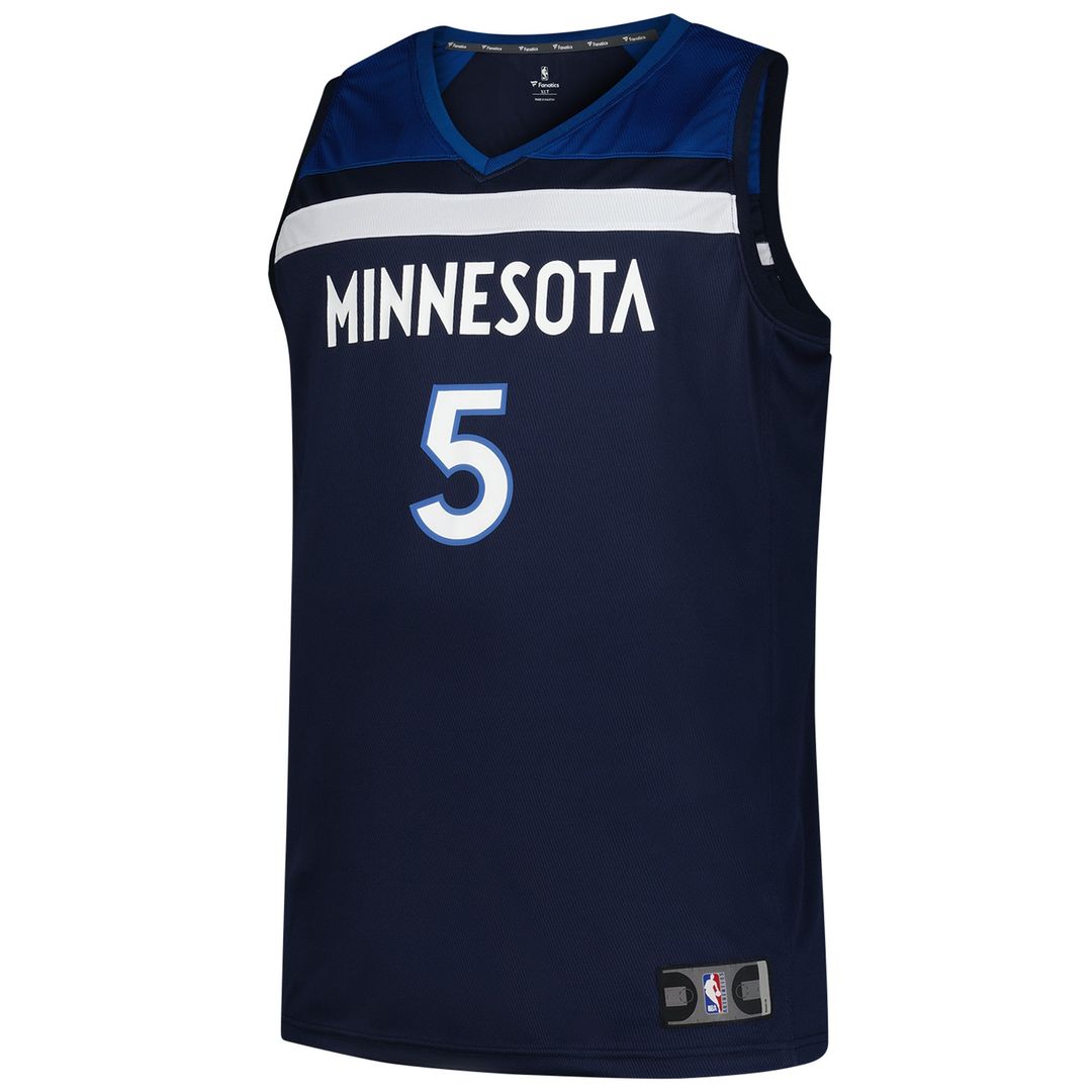Anthony Edwards Minnesota Timberwolves Fanatics Big & Tall Fast Break Jersey - Icon Edition - Navy Official NBA Team Apparel Basketball Fan Gear