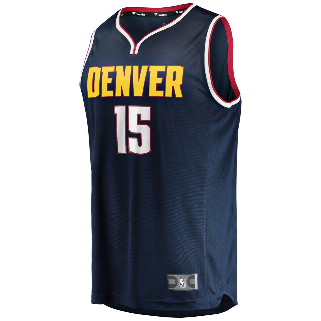 Nikola Jokic Denver Nuggets Fanatics Fast Break Player Jersey - Icon Edition - Navy Official NBA Team Apparel Basketball Fan Gear