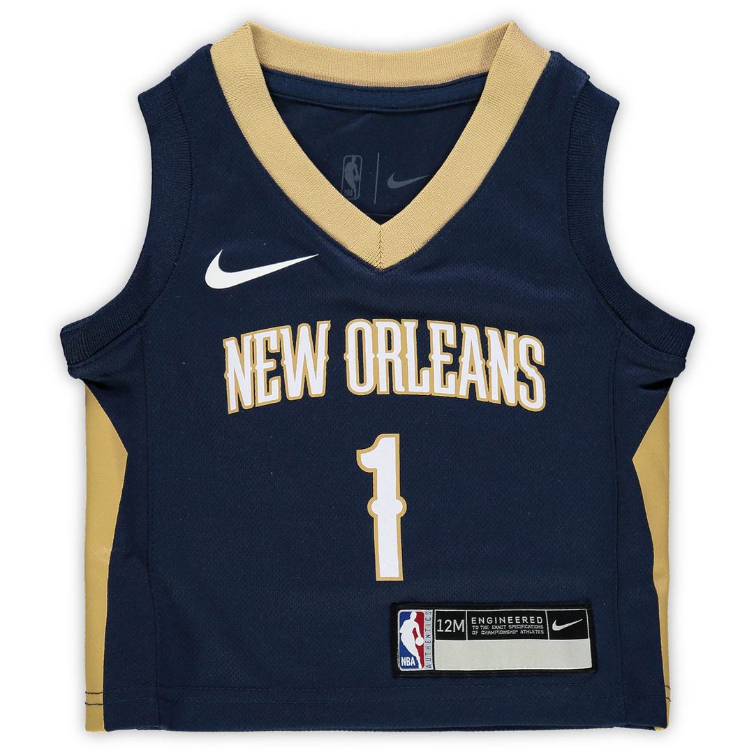 Zion Williamson New Orleans Pelicans Nike Infant Replica Jersey - Icon Edition - Navy Official NBA Team Apparel Basketball Fan Gear