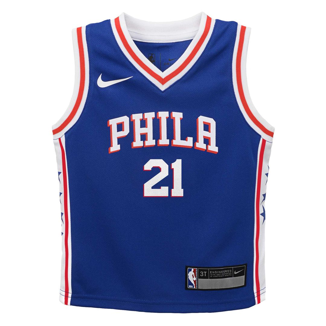 Joel Embiid Philadelphia 76ers Nike Preschool Swingman Player Jersey - Icon Edition - Royal Official NBA Team Apparel Basketball Fan Gear