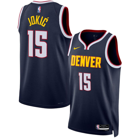 Nikola Jokic Denver Nuggets Nike Unisex Swingman Jersey - Icon Edition - Navy Official NBA Team Apparel Basketball Fan Gear