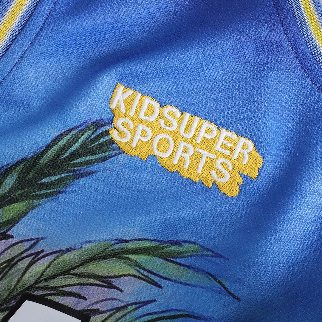 Miami Heat NBA & KidSuper Studios by Fanatics Unisex Hometown Jersey - Blue Official NBA Team Apparel Basketball Fan Gear
