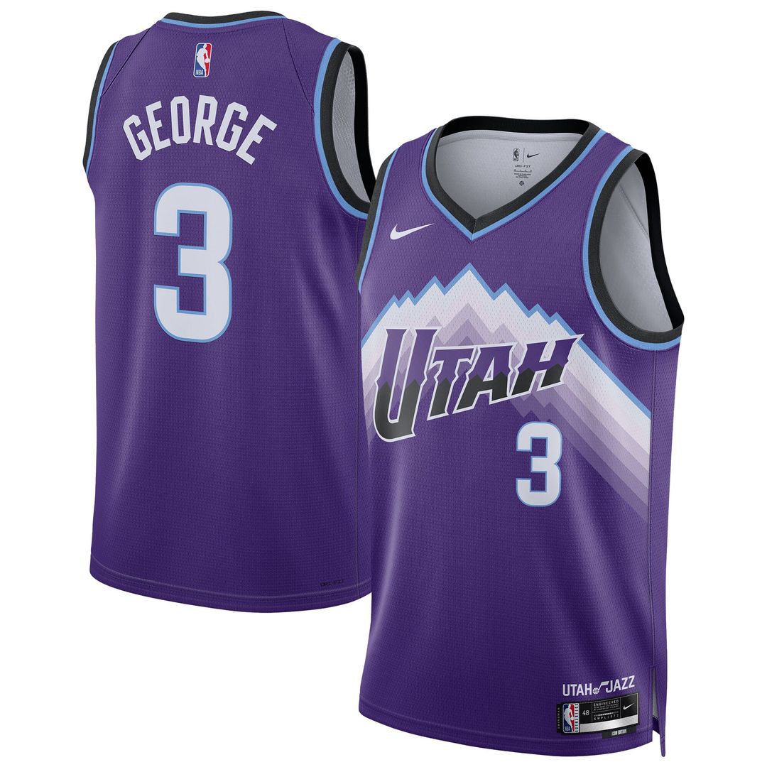 Keyonte George Utah Jazz Nike Unisex Swingman Jersey - Icon Edition - Purple Official NBA Team Apparel Basketball Fan Gear