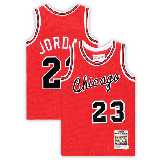Michael Jordan Chicago Bulls Mitchell & Ness Toddler Hardwood Classics 1984/85 Authentic Swingman Jersey - Red Official NBA Team Apparel Basketball Fa