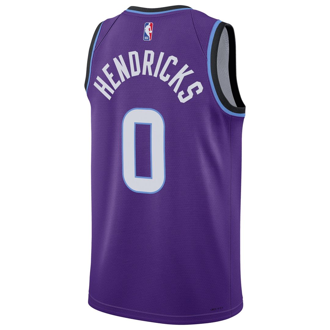 Taylor Hendricks Utah Jazz Nike Unisex Swingman Jersey - Icon Edition - Purple Official NBA Team Apparel Basketball Fan Gear