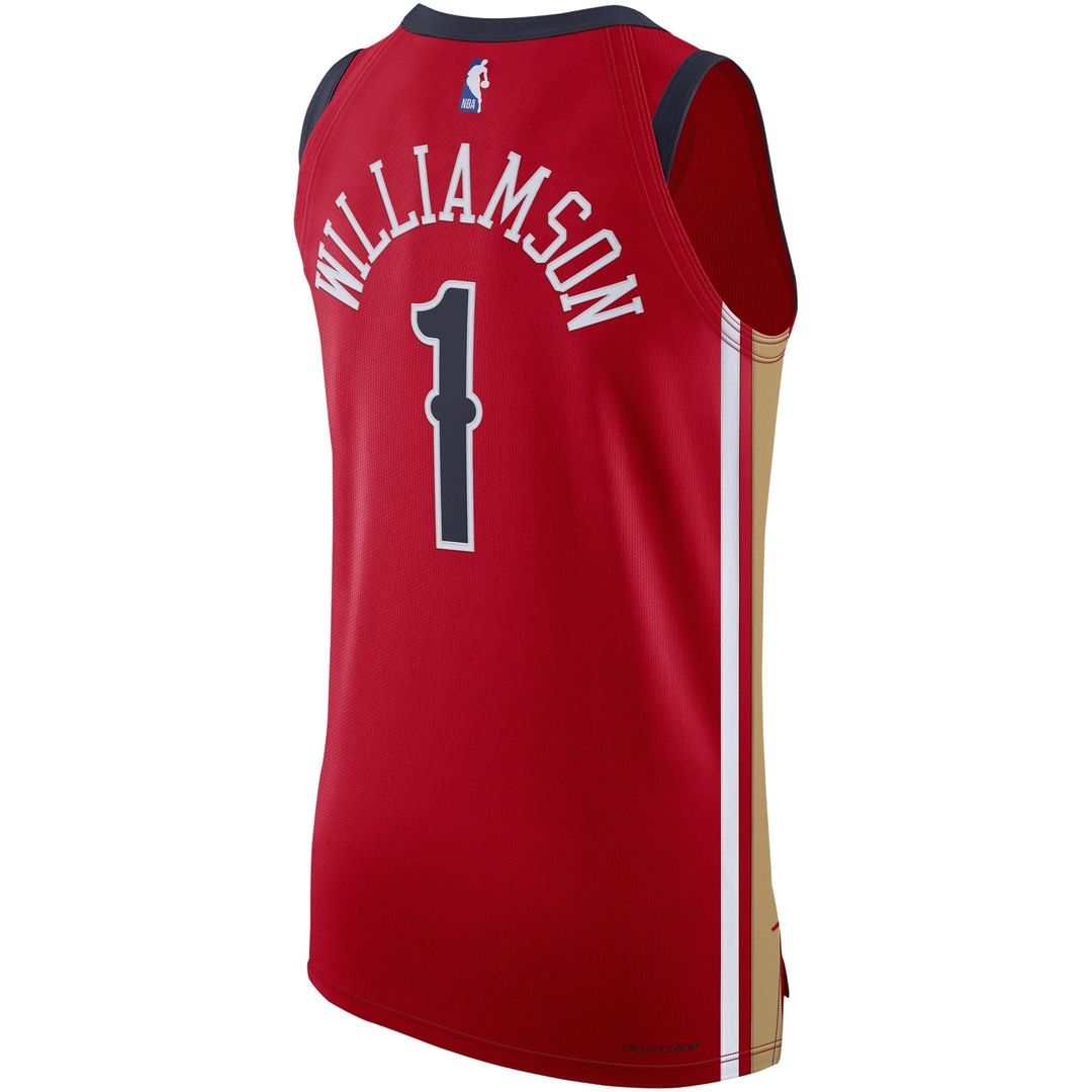 Zion Williamson New Orleans Pelicans Jordan Brand Authentic Jersey - Statement Edition - Red Official NBA Team Apparel Basketball Fan Gear