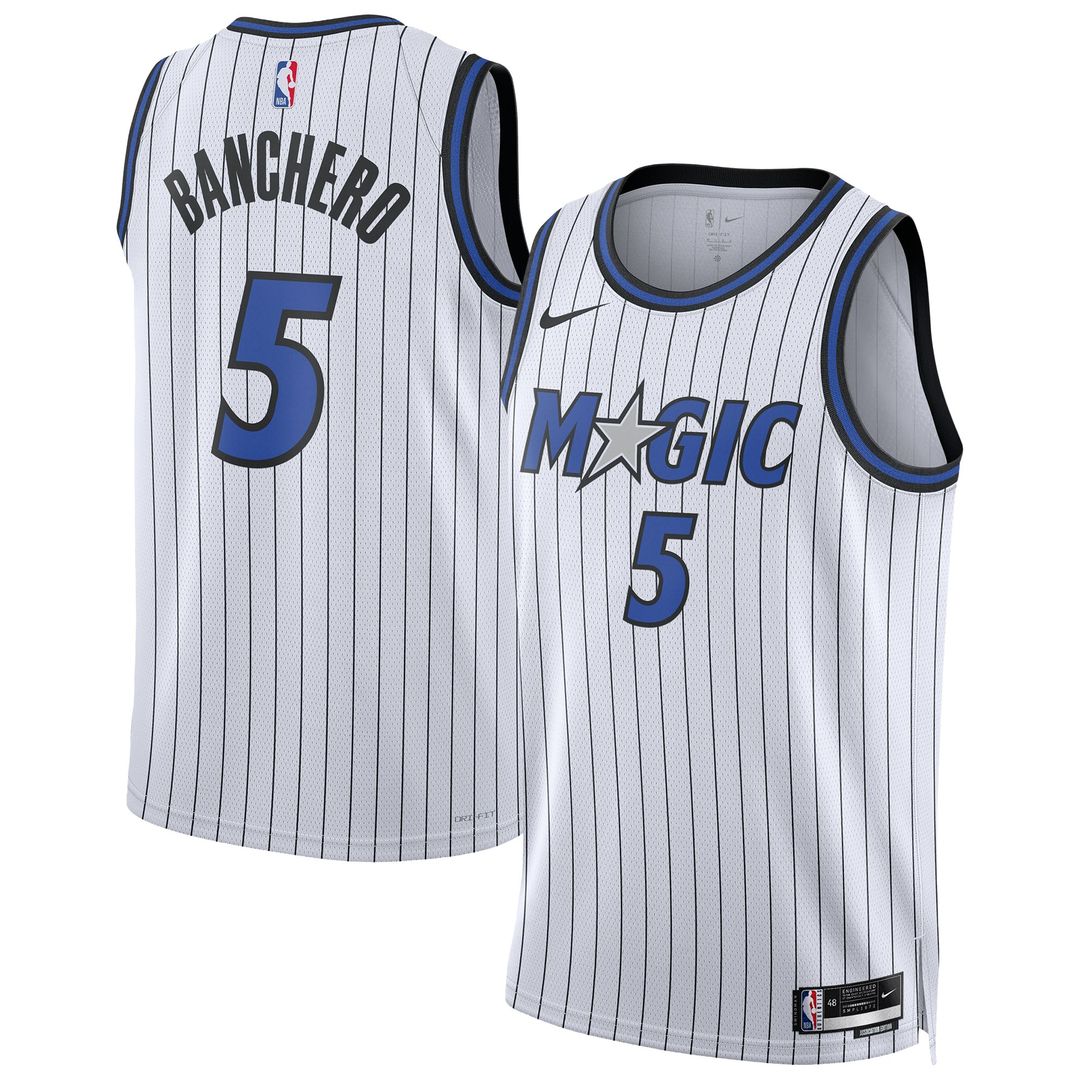Paolo Banchero Orlando Magic Nike Unisex Swingman Player Jersey - Association Edition - White Official NBA Team Apparel Basketball Fan Gear