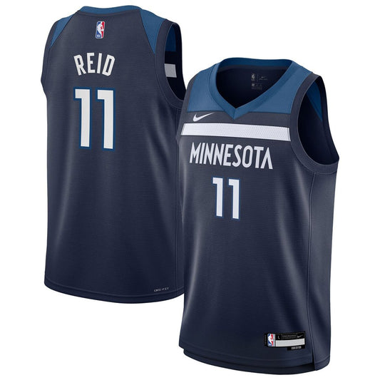 Naz Reid Minnesota Timberwolves Nike Youth Swingman Jersey - Icon Edition - Navy Official NBA Team Apparel Basketball Fan Gear
