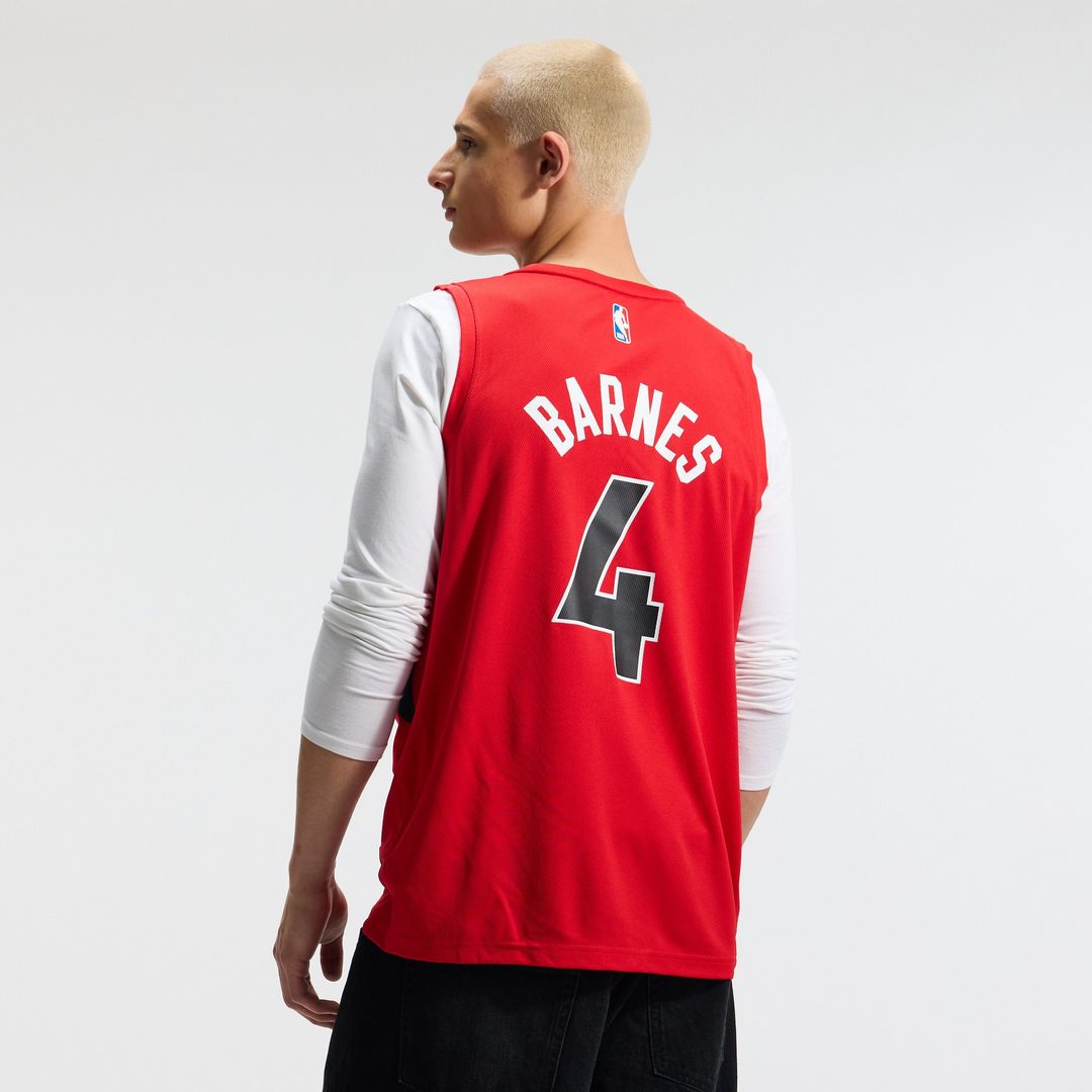 Scottie Barnes Toronto Raptors Fanatics Fast Break Replica Jersey - Icon Edition - Red Official NBA Team Apparel Basketball Fan Gear