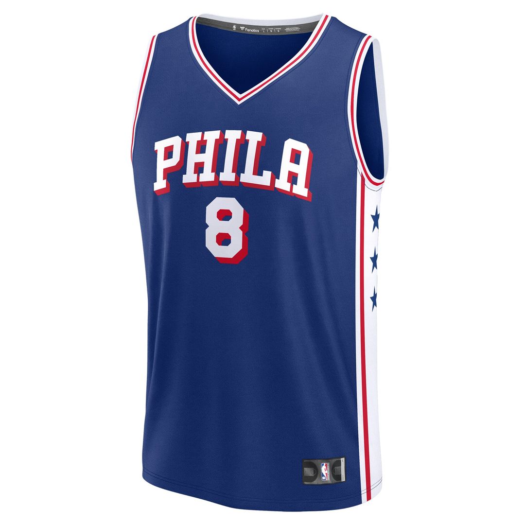 Paul George Philadelphia 76ers Fanatics Youth Fast Break Replica Player Jersey - Icon Edition - Royal Official NBA Team Apparel Basketball Fan Gear