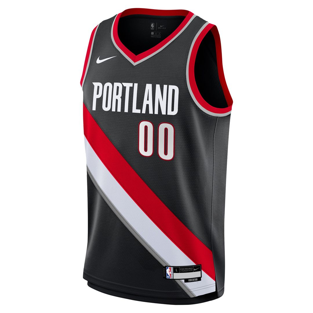 Scoot Henderson Portland Trail Blazers Nike Youth Swingman Jersey - Icon Edition - Black Official NBA Team Apparel Basketball Fan Gear