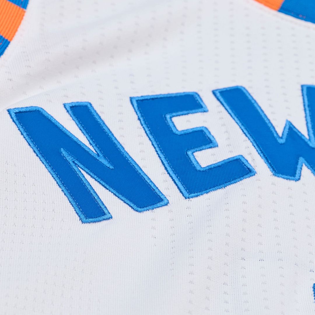 Carmelo Anthony New York Knicks Mitchell & Ness 2015-16 Hardwood Classics Authentic Jersey - White Official NBA Team Apparel Basketball Fan Gear