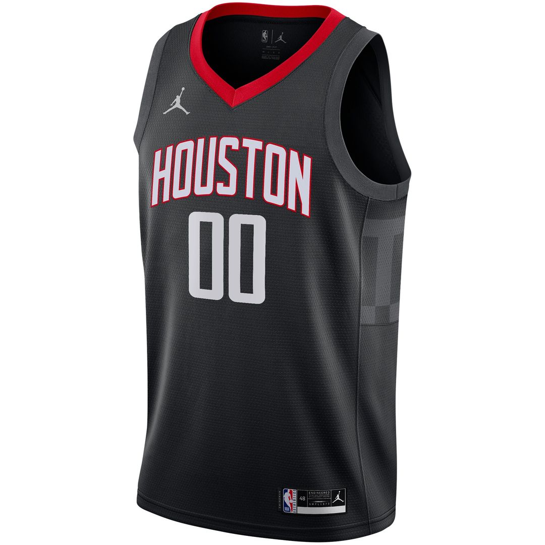 Houston Rockets Jordan Brand Swingman Custom Jersey - Statement Edition - Black Official NBA Team Apparel Basketball Fan Gear