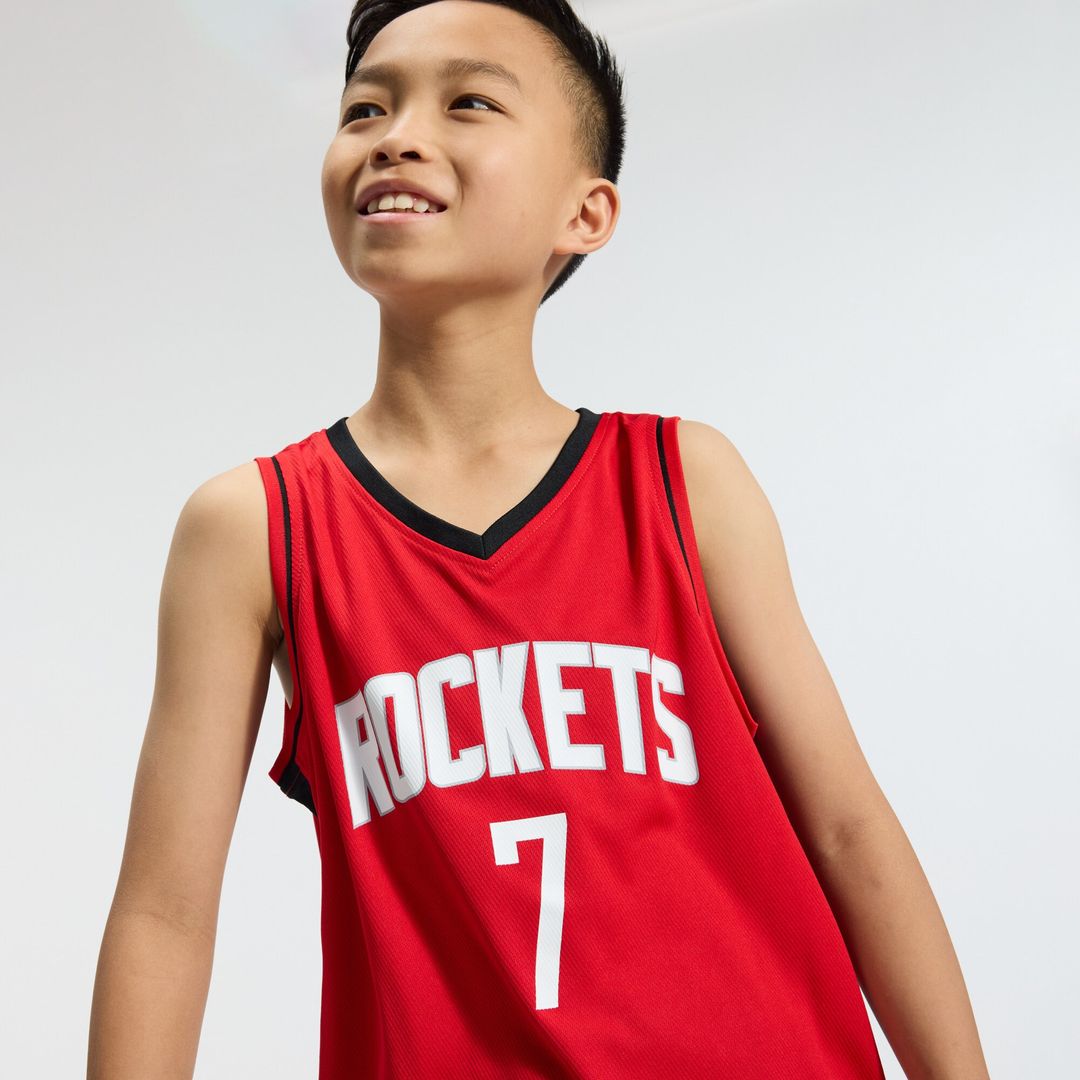 Kevin Durant Houston Rockets Fanatics Youth Fast Break Jersey - Icon Edition - Red Official NBA Team Apparel Basketball Fan Gear