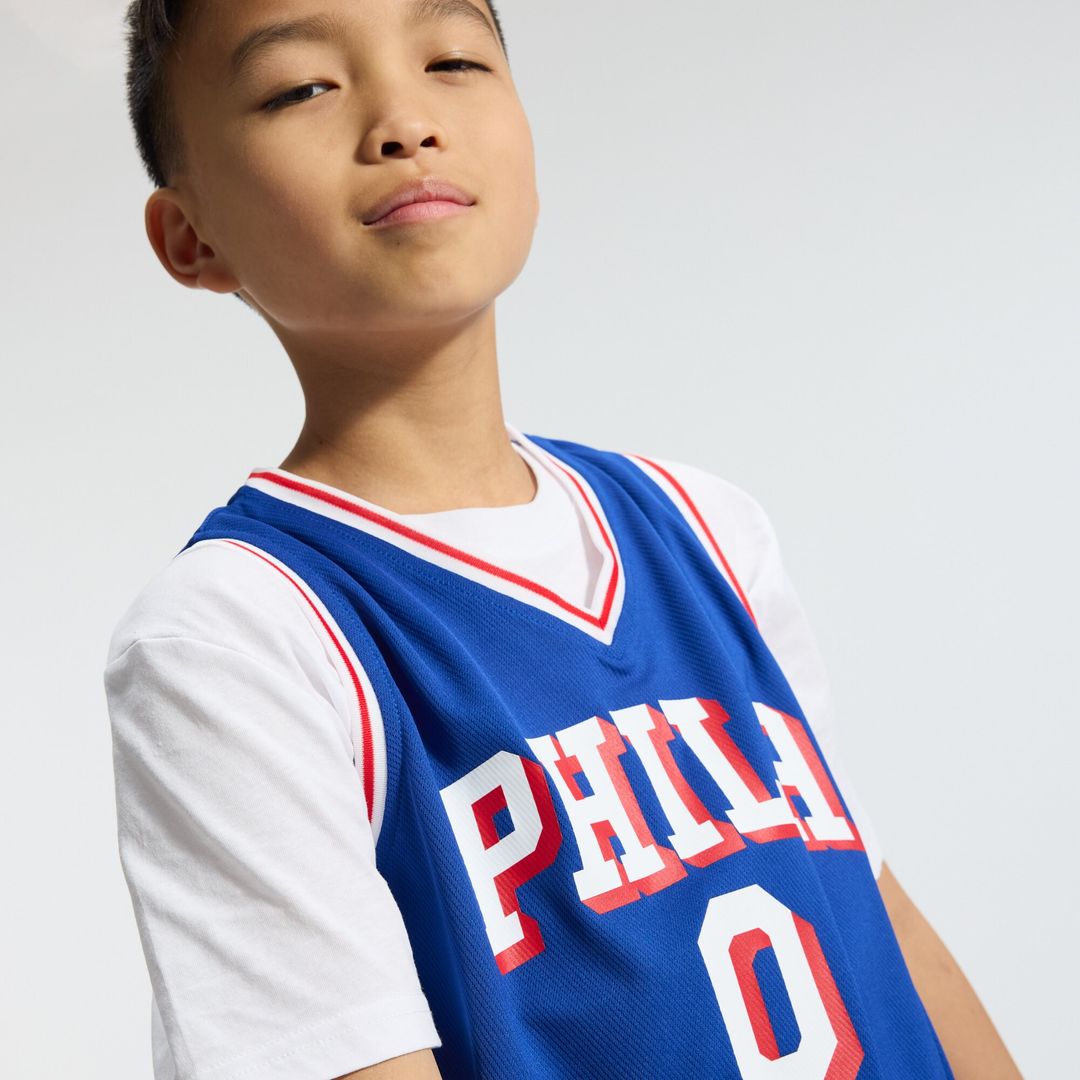 Tyrese Maxey Philadelphia 76ers Fanatics Youth Fast Break Replica Player Jersey - Icon Edition - Royal Official NBA Team Apparel Basketball Fan Gear