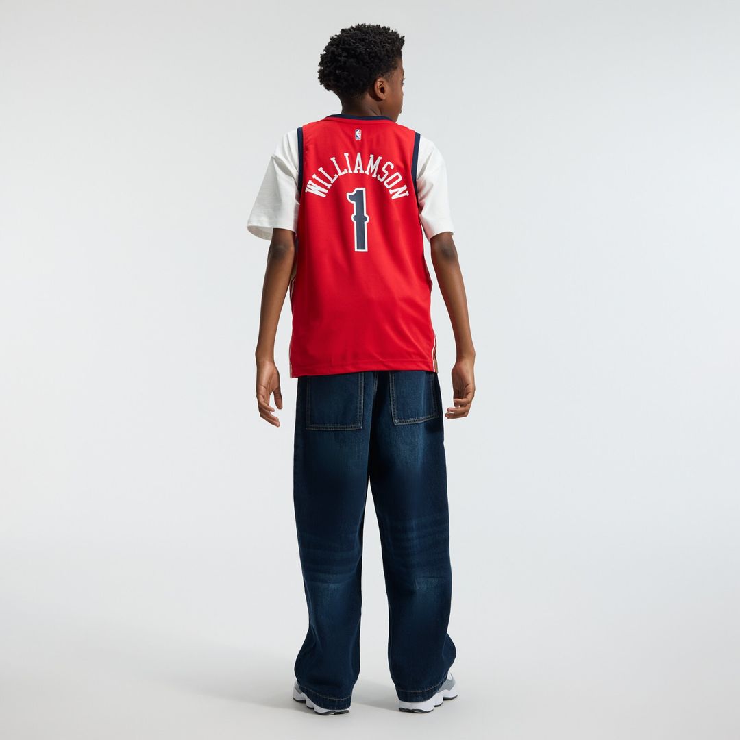Zion Williamson New Orleans Pelicans Fanatics Youth Fast Break Player Jersey - Statement Edition - Red Official NBA Team Apparel Basketball Fan Gear