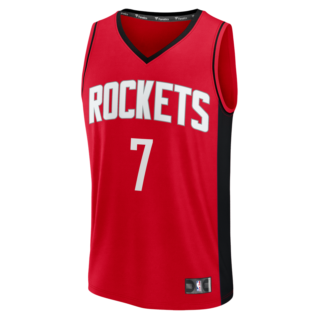 Kevin Durant Houston Rockets Fanatics Youth Fast Break Jersey - Icon Edition - Red Official NBA Team Apparel Basketball Fan Gear