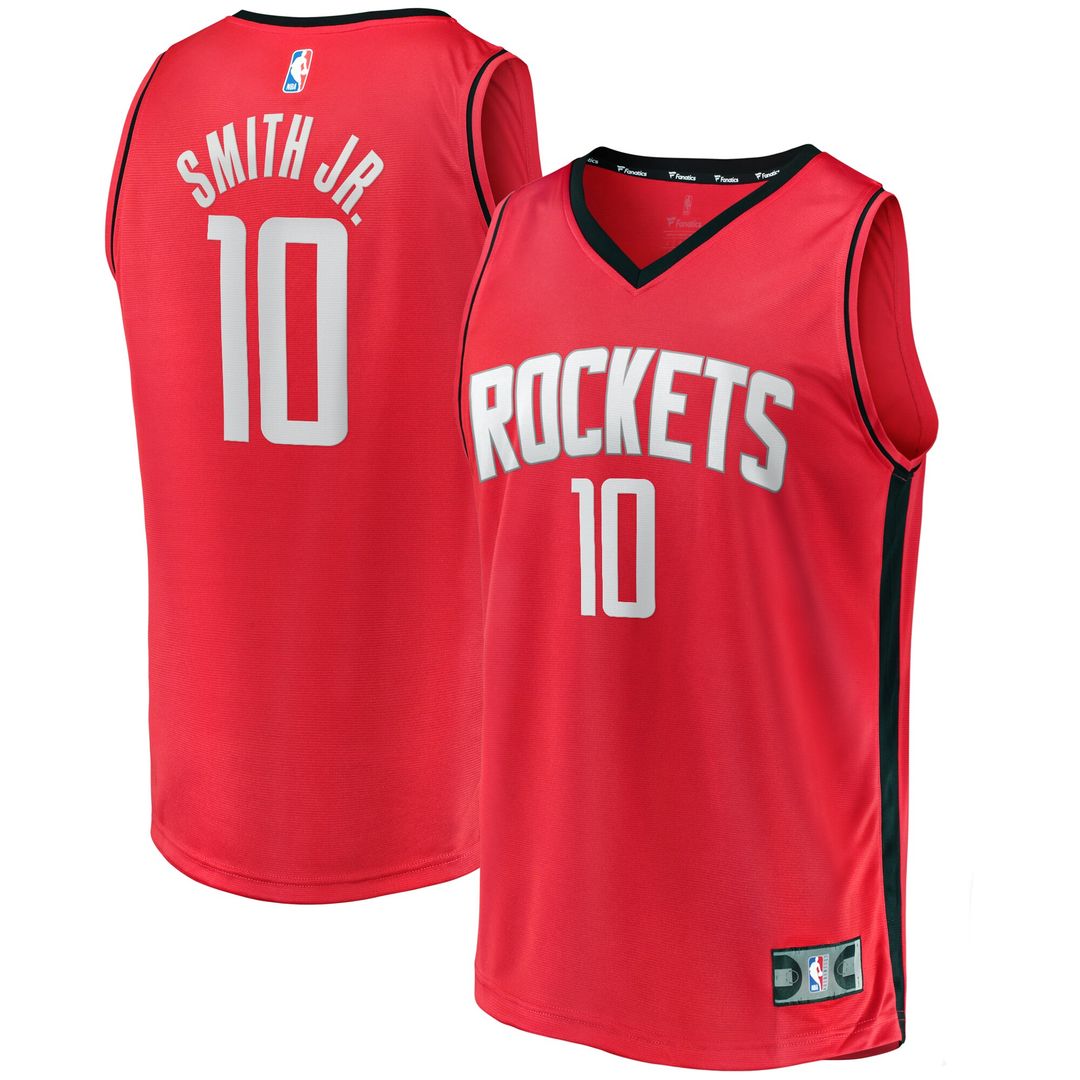 Jabari Smith Jr. Houston Rockets Fanatics Youth Fast Break Replica Player Jersey - Icon Edition - Red Official NBA Team Apparel Basketball Fan Gear