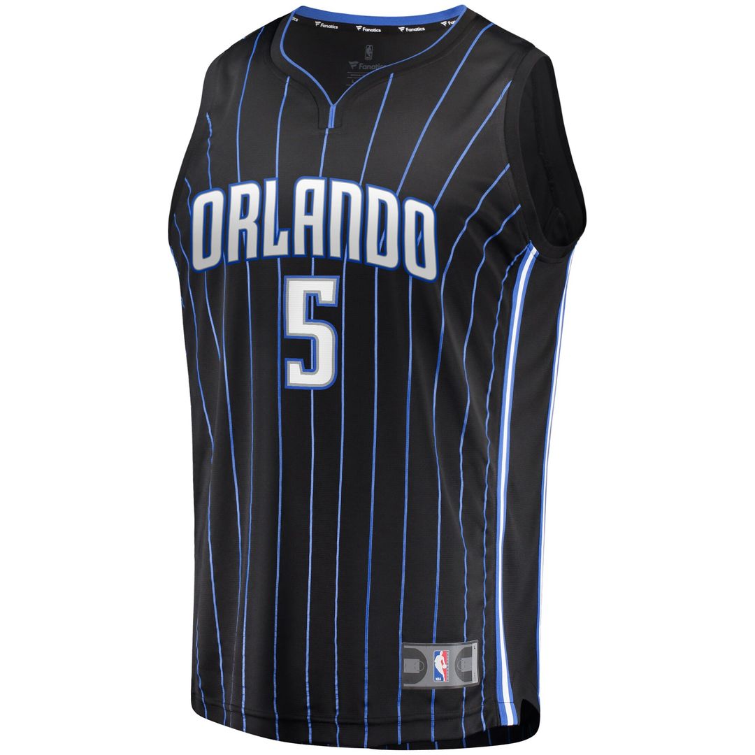 Paolo Banchero Orlando Magic Fanatics Youth Fast Break Player Jersey - Icon Edition - Black Official NBA Team Apparel Basketball Fan Gear