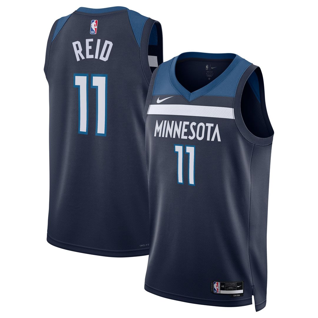 Naz Reid Minnesota Timberwolves Nike Unisex Swingman Jersey - Icon Edition - Navy Official NBA Team Apparel Basketball Fan Gear
