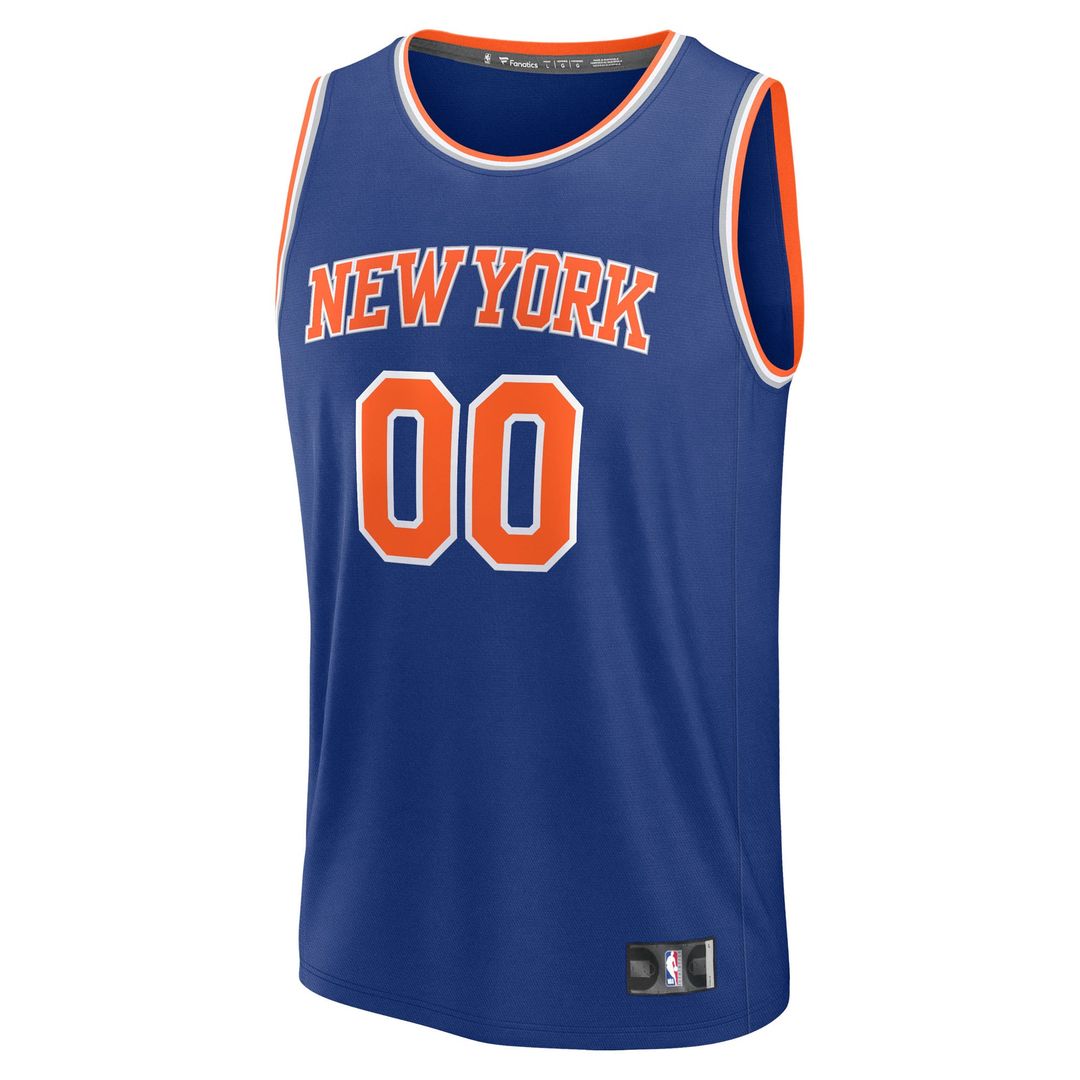 Jordan Clarkson New York Knicks Fanatics Youth Fast Break Replica Player Jersey - Icon Edition - Blue Official NBA Team Apparel Basketball Fan Gear