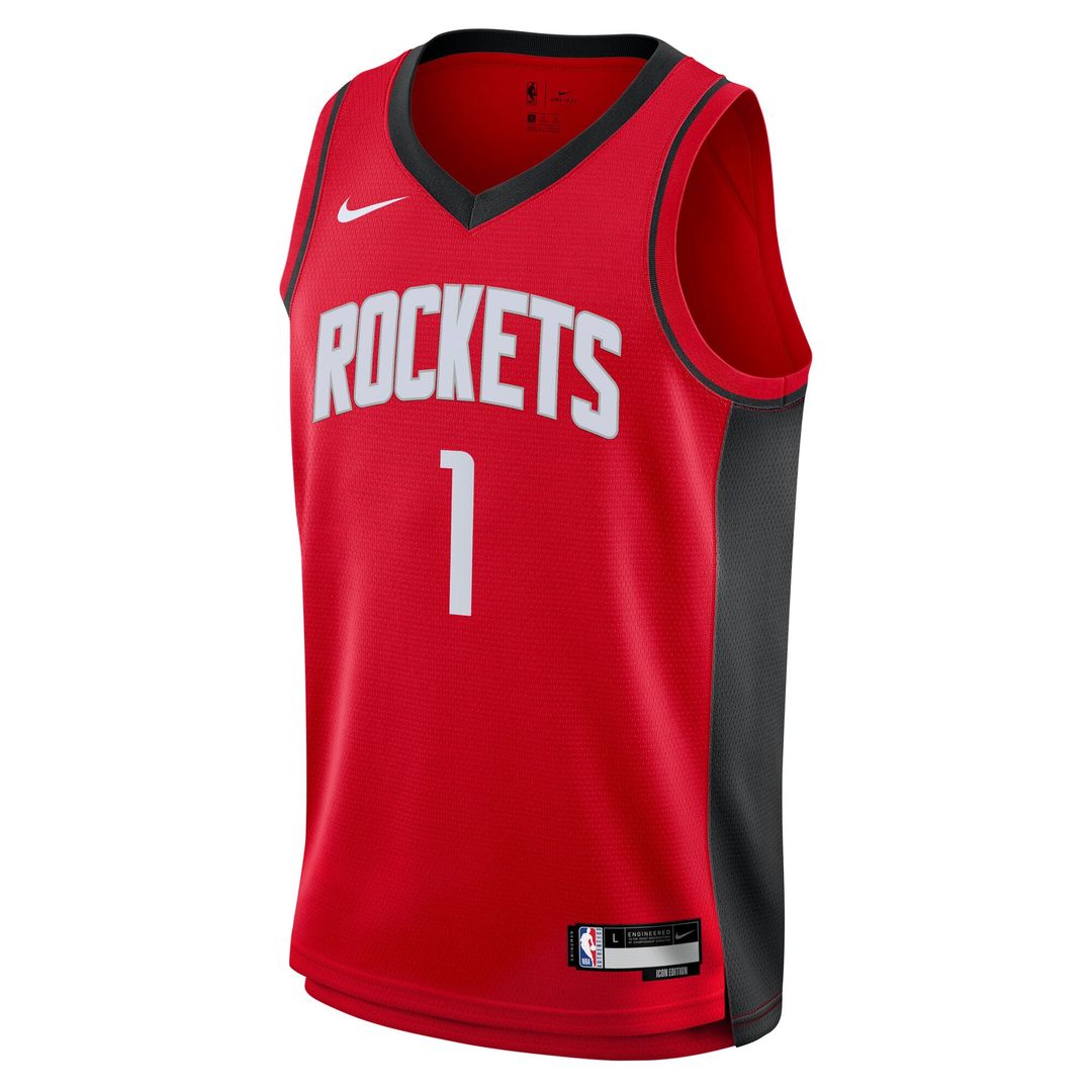 Amen Thompson Houston Rockets Nike Youth Swingman Jersey - Icon Edition - Red Official NBA Team Apparel Basketball Fan Gear