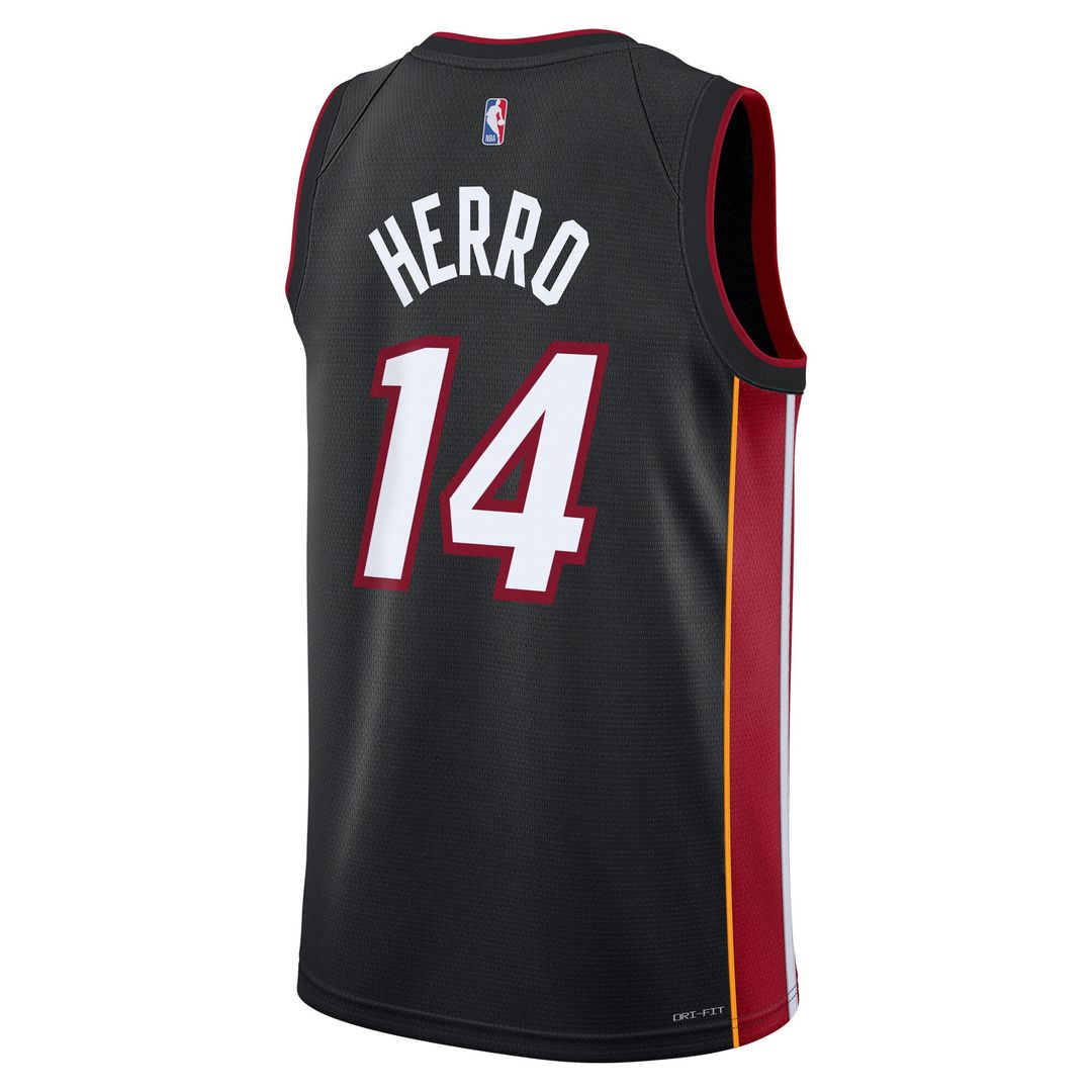 Tyler Herro Miami Heat Nike Youth Swingman Jersey - Icon Edition - Black Official NBA Team Apparel Basketball Fan Gear