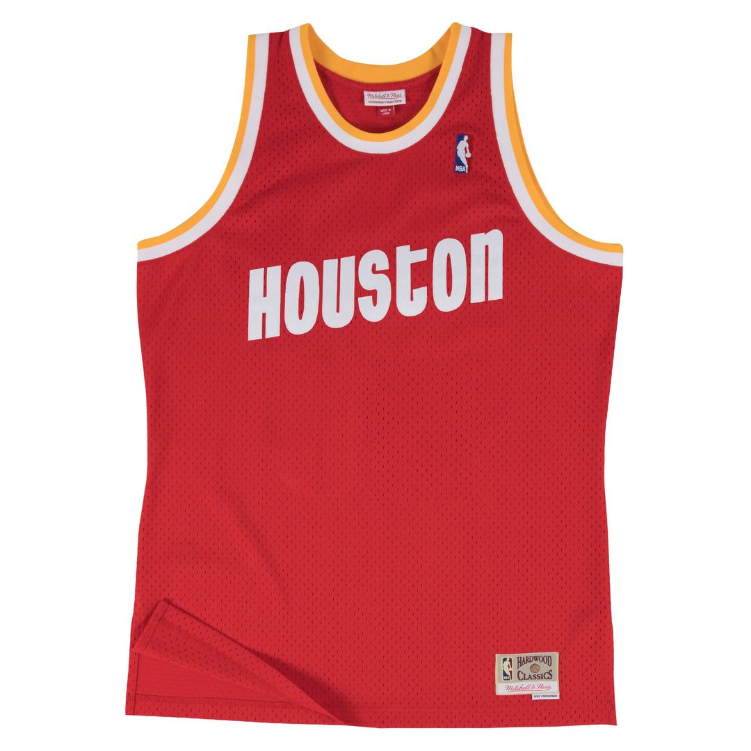 Houston Rockets Mitchell & Ness 1996-97 Hardwood Classics Swingman Jersey - Red Official NBA Team Apparel Basketball Fan Gear