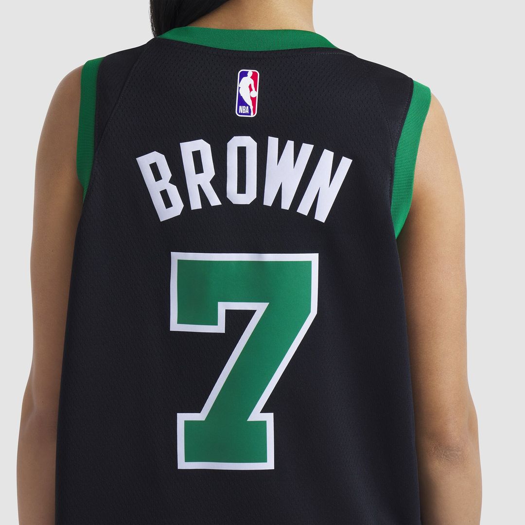 Jaylen Brown Boston Celtics Jordan Brand Unisex Swingman Jersey - Statement Edition - Black Official NBA Team Apparel Basketball Fan Gear