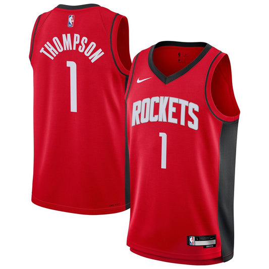 Amen Thompson Houston Rockets Nike Youth Swingman Jersey - Icon Edition - Red Official NBA Team Apparel Basketball Fan Gear
