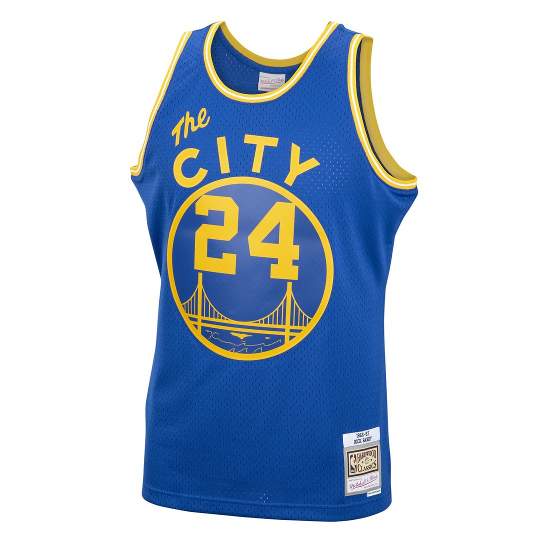 Rick Barry Golden State Warriors Mitchell & Ness 1966/67 Hardwood Classics Swingman Jersey - Royal Official NBA Team Apparel Basketball Fan Gear