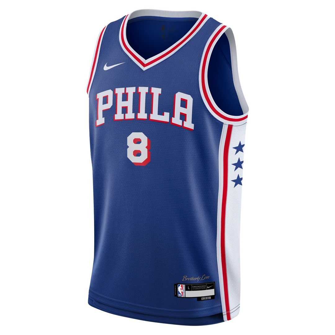 Paul George Philadelphia 76ers Nike Youth Swingman Jersey - Icon Edition - Royal Official NBA Team Apparel Basketball Fan Gear