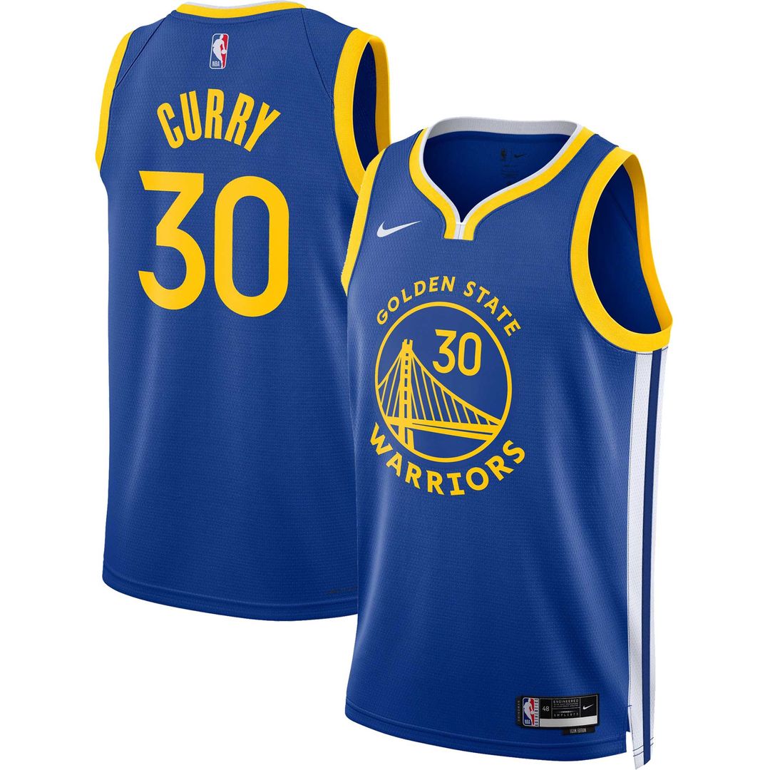 Stephen Curry Golden State Warriors Nike Unisex Swingman Jersey - Icon Edition - Royal Official NBA Team Apparel Basketball Fan Gear