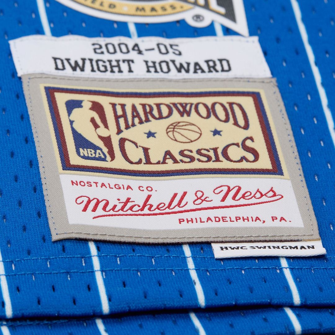 Dwight Howard Orlando Magic 2004/05 Hardwood Classics Hall of Fame Swingman Jersey - Blue Official NBA Team Apparel Basketball Fan Gear