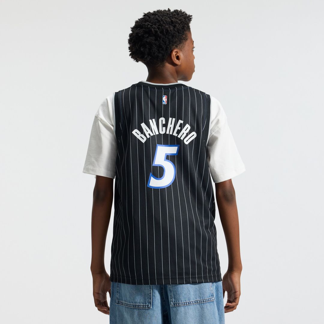 Paolo Banchero Orlando Magic Fanatics Youth Fast Break Jersey - Statement Edition - Black Official NBA Team Apparel Basketball Fan Gear