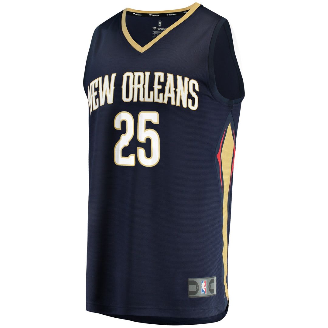 Trey Murphy III New Orleans Pelicans Fanatics Fast Break Replica Jersey - Icon Edition - Navy Official NBA Team Apparel Basketball Fan Gear
