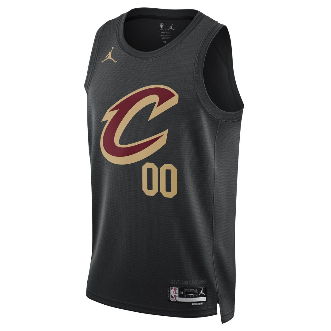 Cleveland Cavaliers Jordan Brand Unisex 2022/23 Swingman Custom Jersey - Statement Edition - Black Official NBA Team Apparel Basketball Fan Gear
