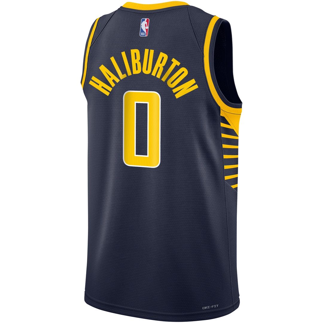 Tyrese Haliburton Indiana Pacers Nike Youth Swingman Jersey - Icon Edition - Navy Official NBA Team Apparel Basketball Fan Gear